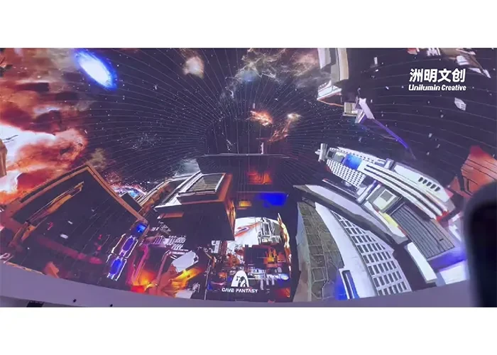 U-Sphere Cinema, écran LED immersif en situation
